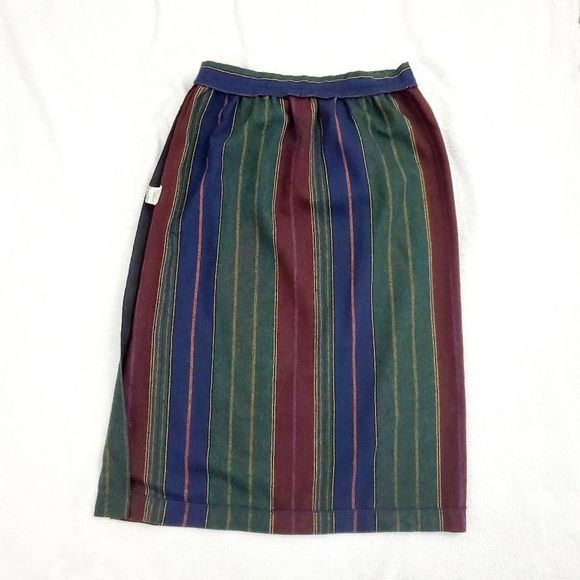Vintage ILGWU Union Made Striped Skirt - Picture 8 of 8
